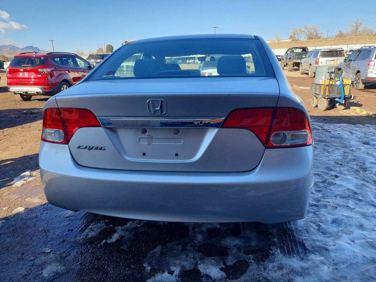 2009 Honda Civic Lx Silver vin: 19XFA16539E016407