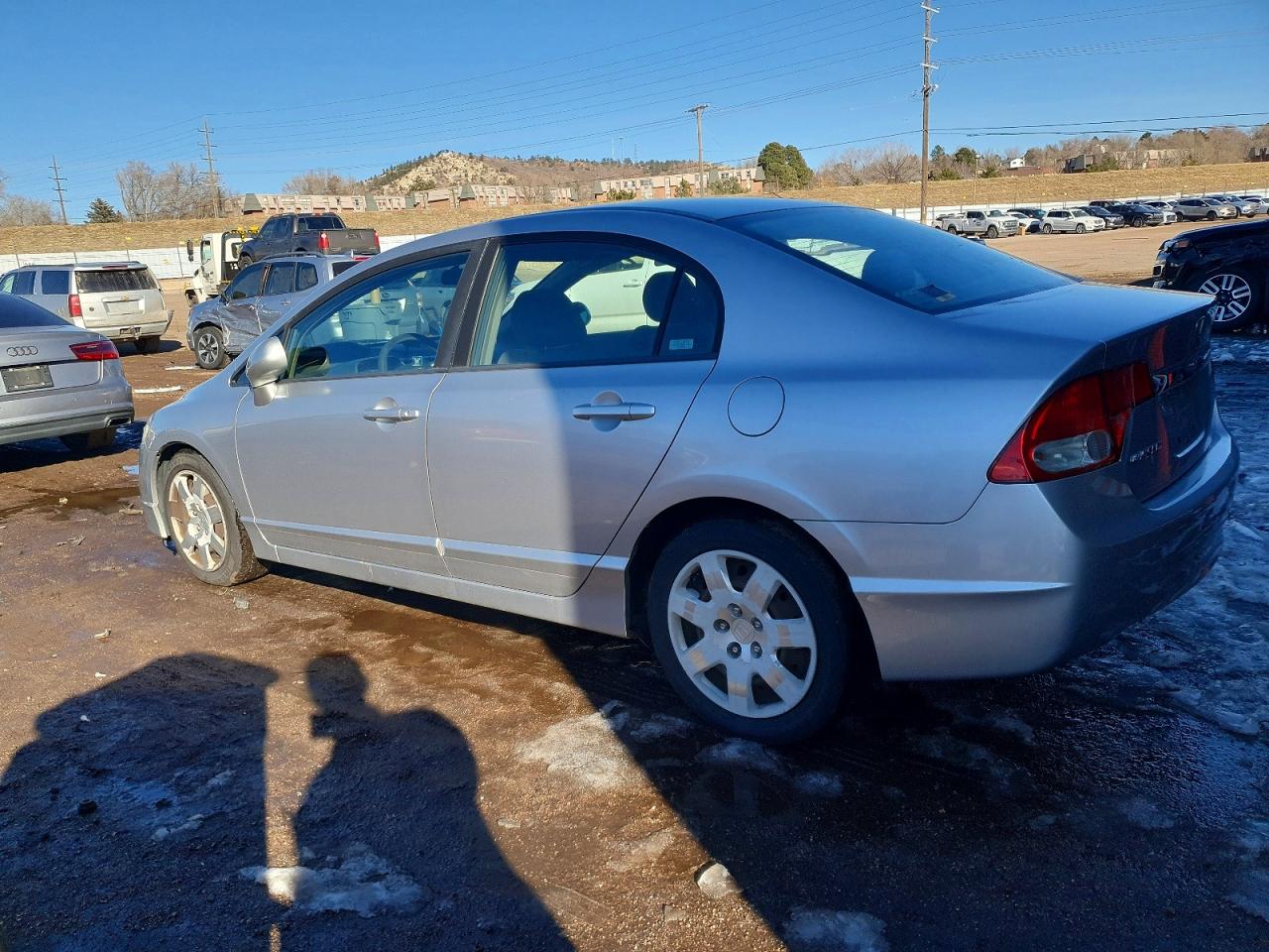 2009 Honda Civic Lx Silver vin: 19XFA16539E016407
