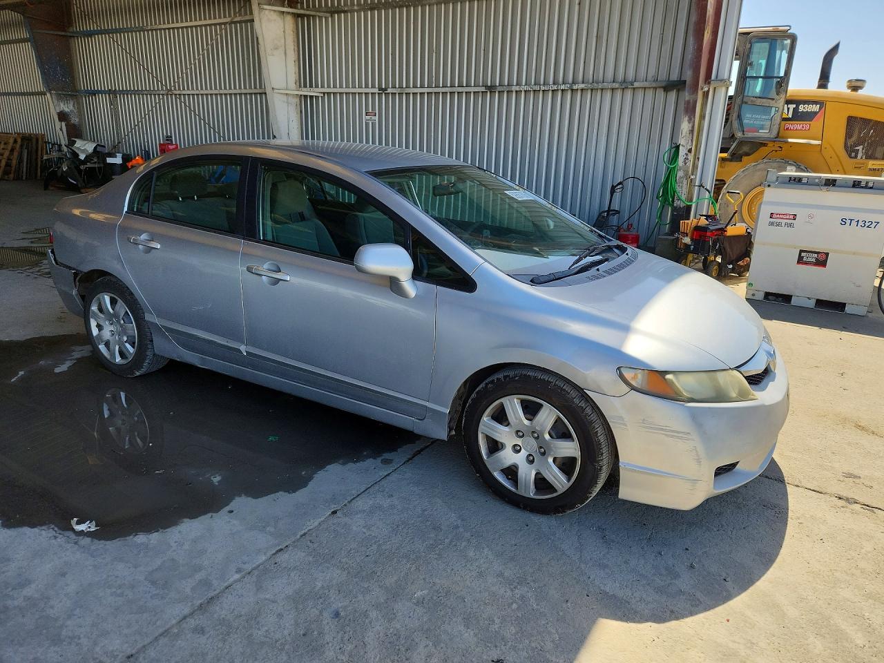 2009 Honda Civic Lx Silver vin: 19XFA16539E028086