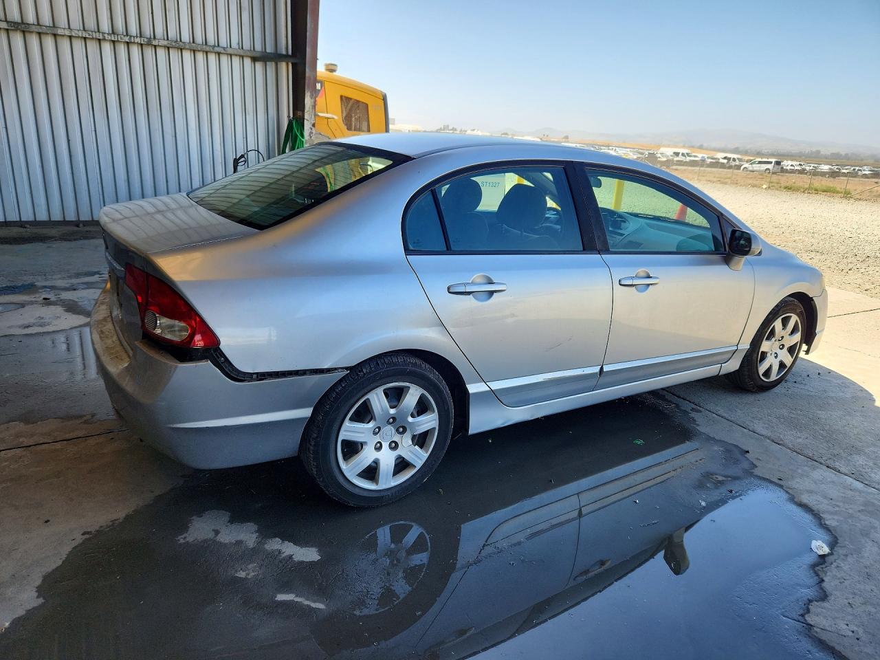 2009 Honda Civic Lx Silver vin: 19XFA16539E028086