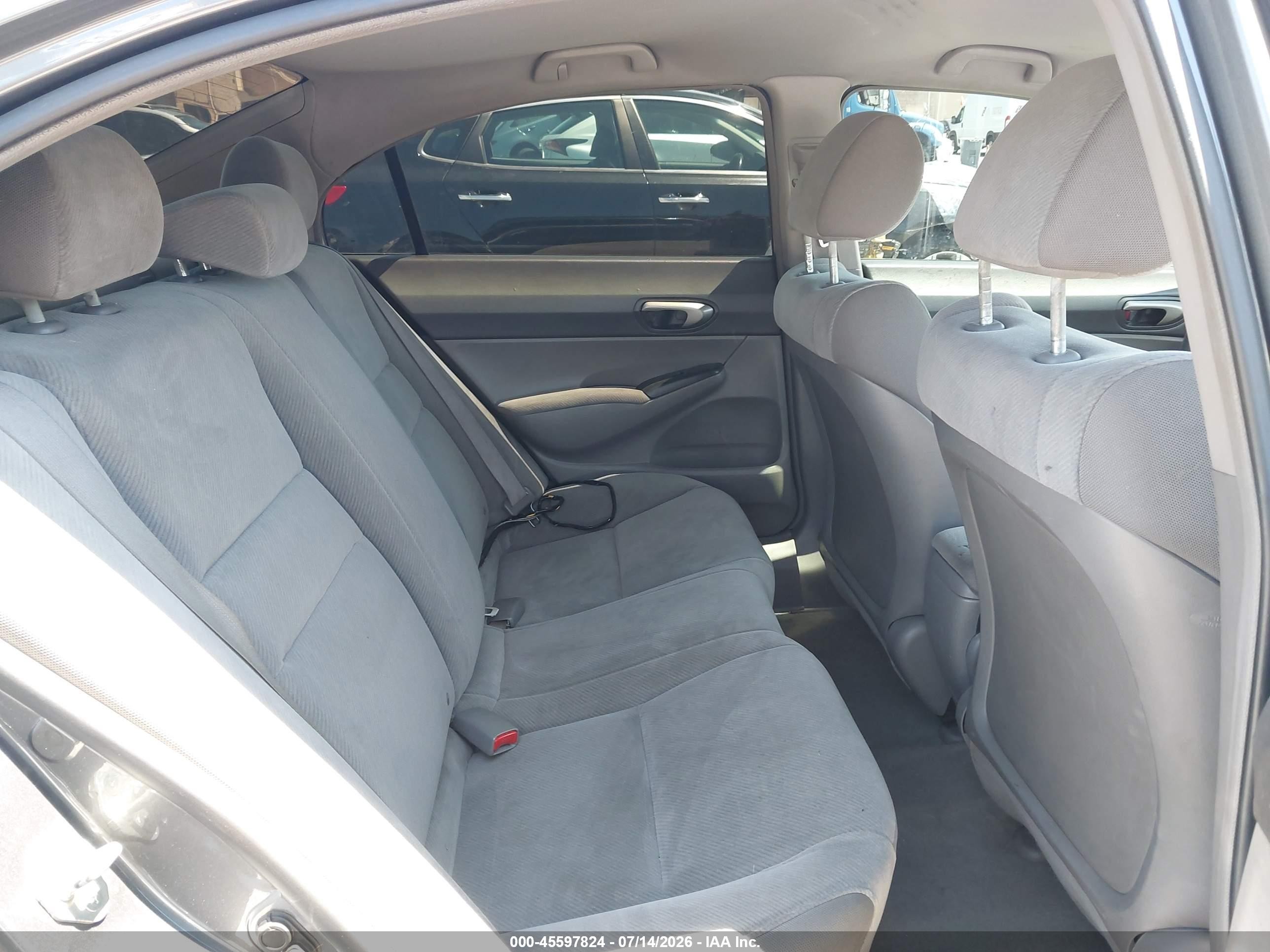 2009 Honda Civic Lx Gray vin: 19XFA16539E031120