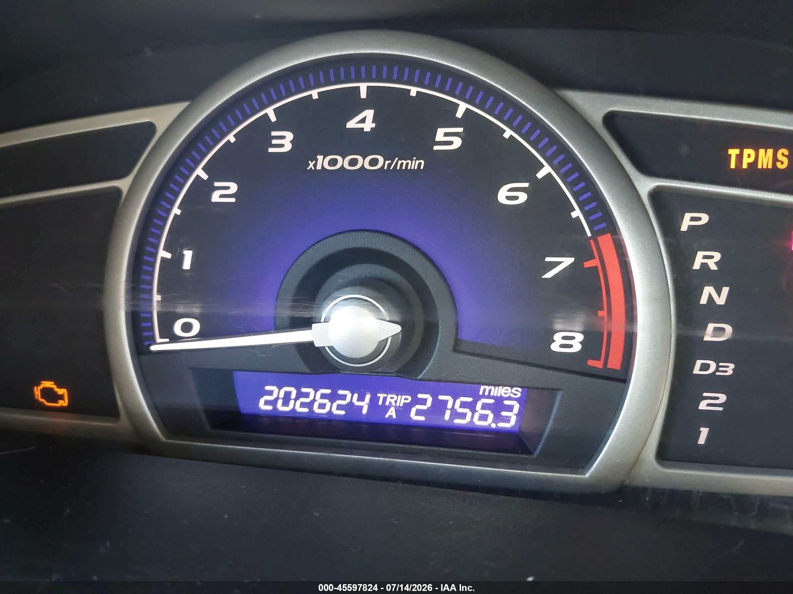 2009 Honda Civic Lx Gray vin: 19XFA16539E031120