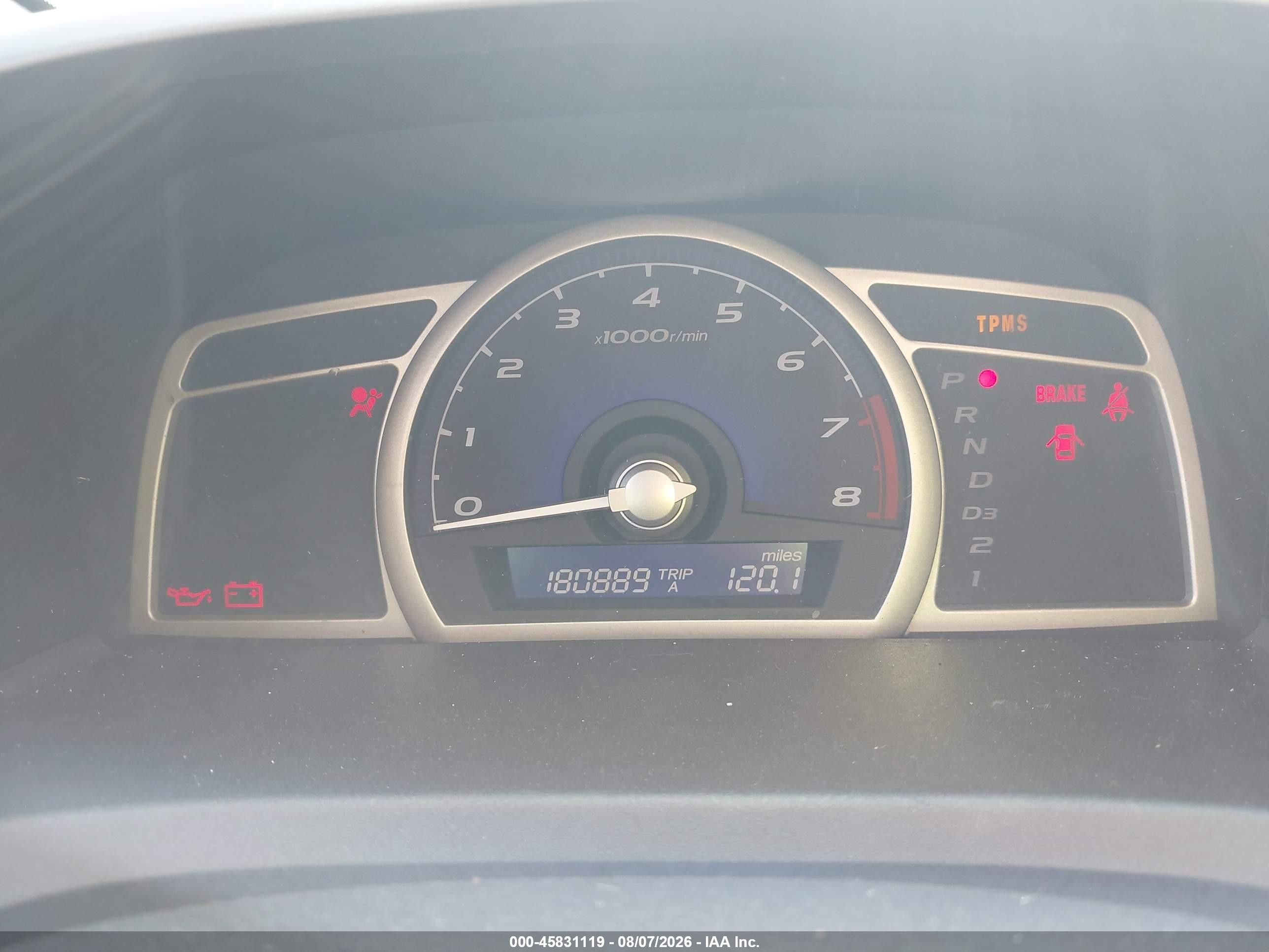 2009 Honda Civic Lx Blue vin: 19XFA16549E042952