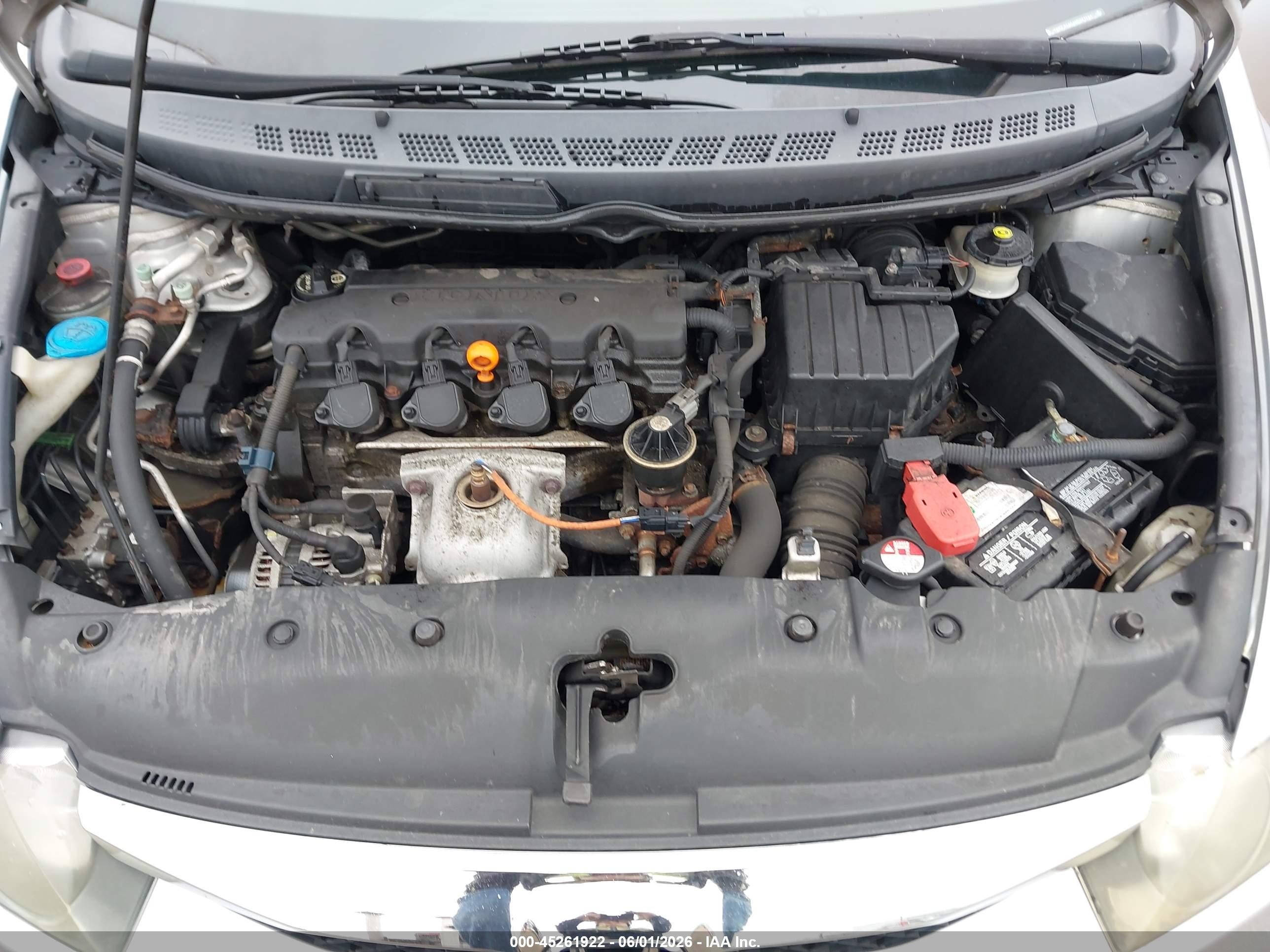 2009 Honda Civic Lx Серебряный vin: 19XFA16549E047181