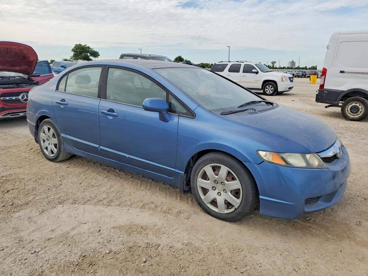 2009 Honda Civic Blue vin: 19XFA16559E016859
