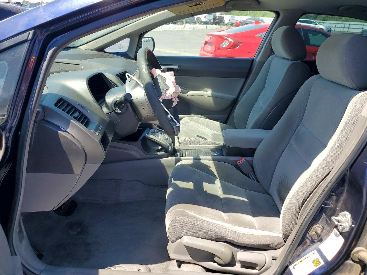 2009 Honda Civic Lx Blue vin: 19XFA16559E030986