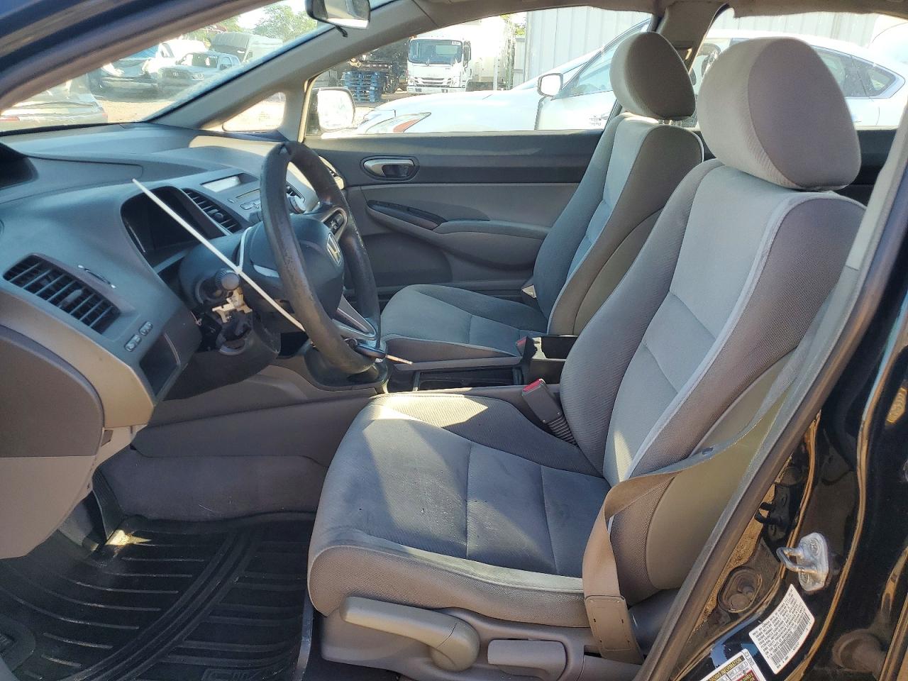 2009 Honda Civic Lx Black vin: 19XFA16559E033578