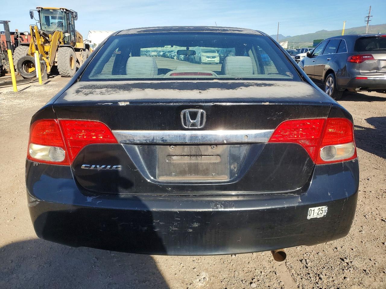2009 Honda Civic Lx Black vin: 19XFA16559E033578