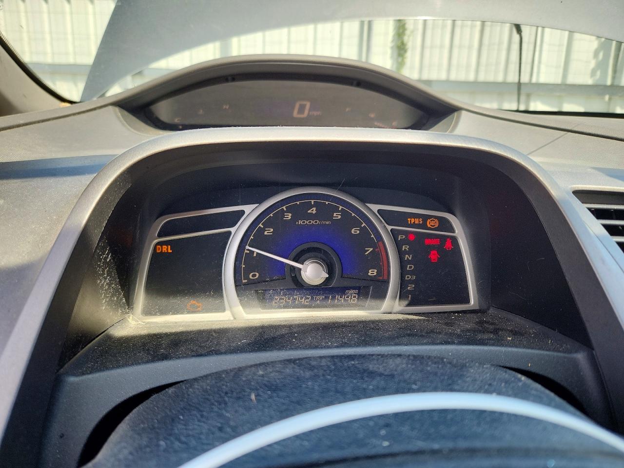 2009 Honda Civic Lx Gray vin: 19XFA16559E042474