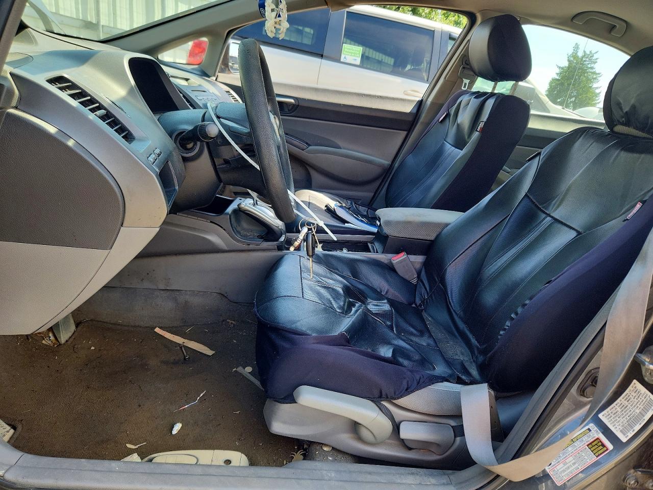 2009 Honda Civic Lx Gray vin: 19XFA16559E042474