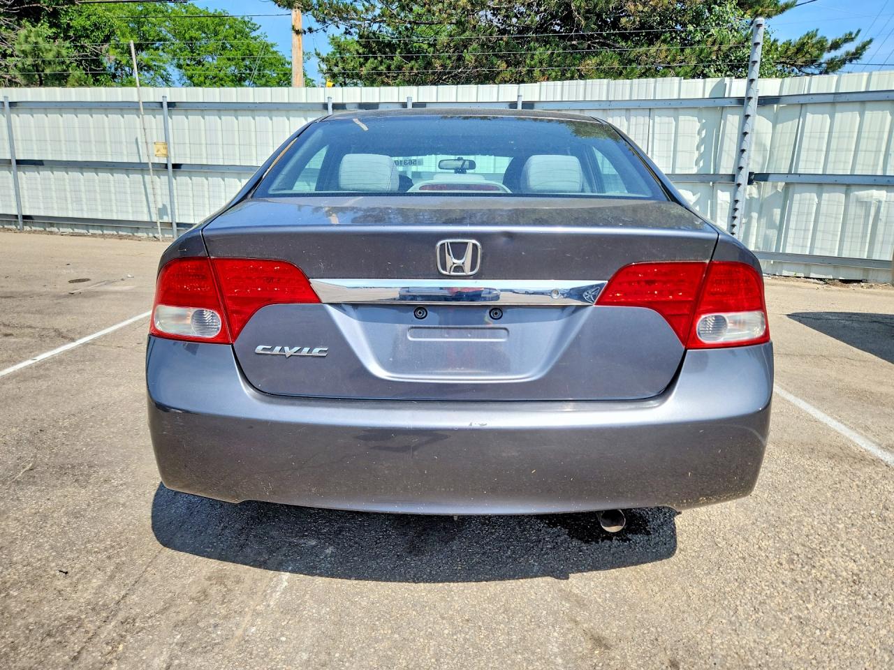 2009 Honda Civic Lx Gray vin: 19XFA16559E042474