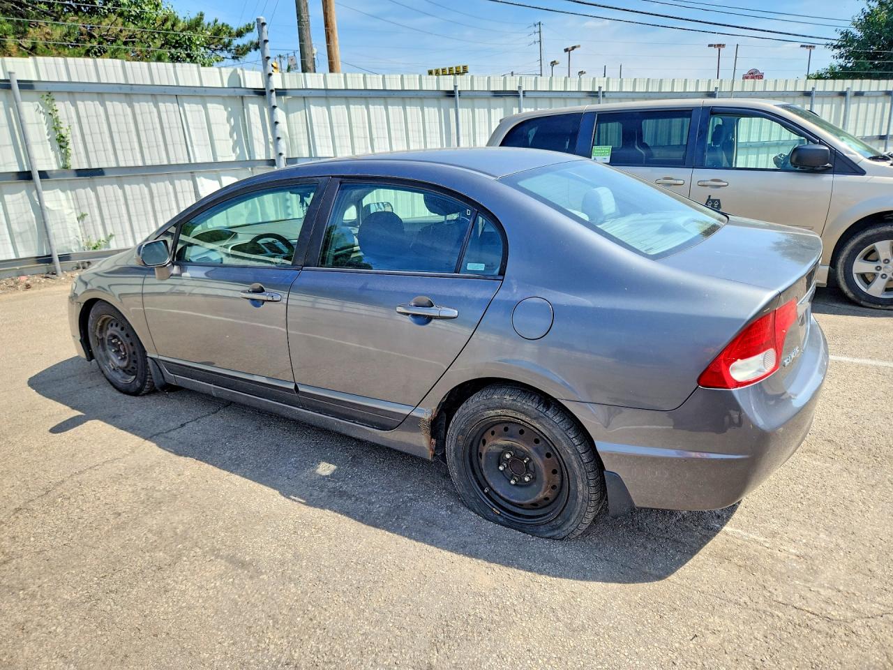 2009 Honda Civic Lx Gray vin: 19XFA16559E042474