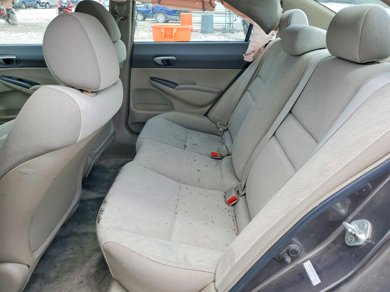 2009 Honda Civic Lx Gray vin: 19XFA16559E043348