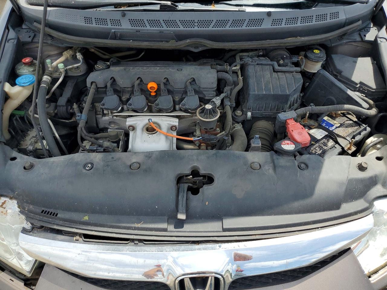 2009 Honda Civic Lx Gray vin: 19XFA16559E043348