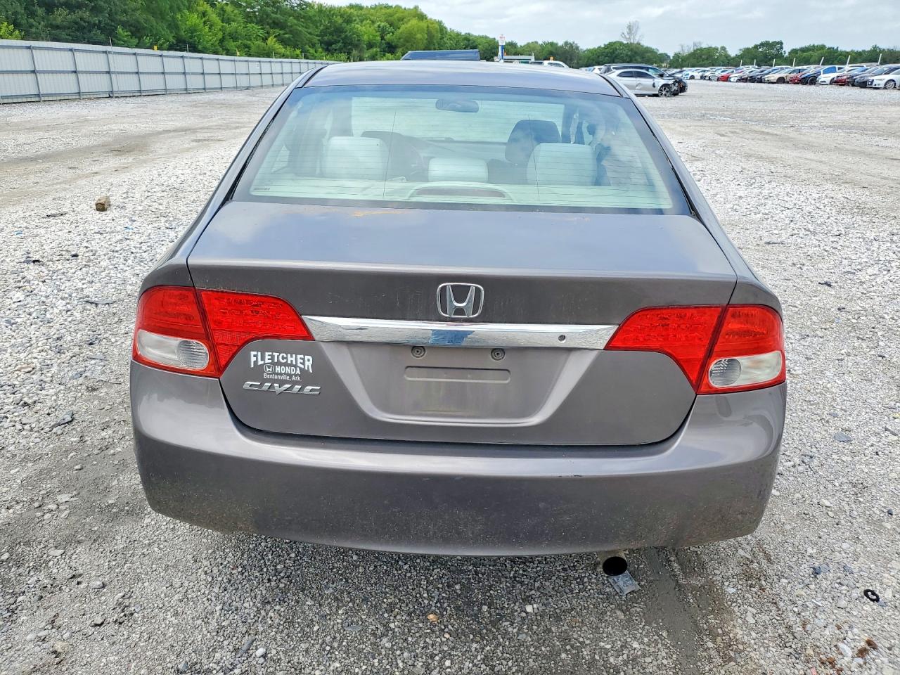 2009 Honda Civic Lx Gray vin: 19XFA16559E043348