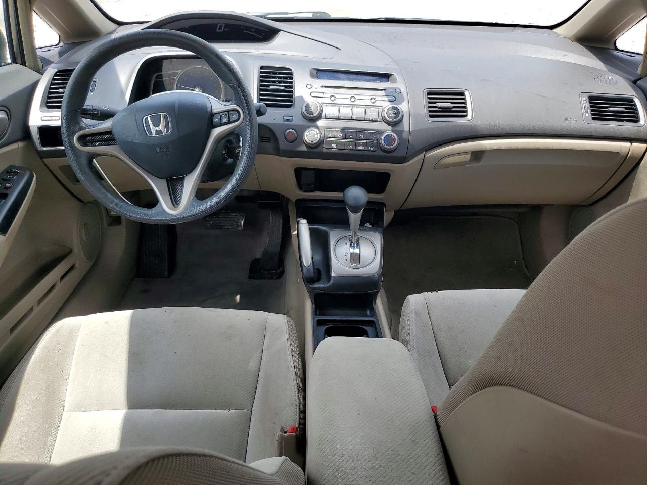 2009 Honda Civic Lx Gray vin: 19XFA16559E043348