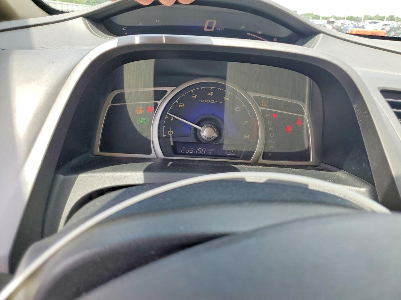 2009 Honda Civic Lx Gray vin: 19XFA16559E043348