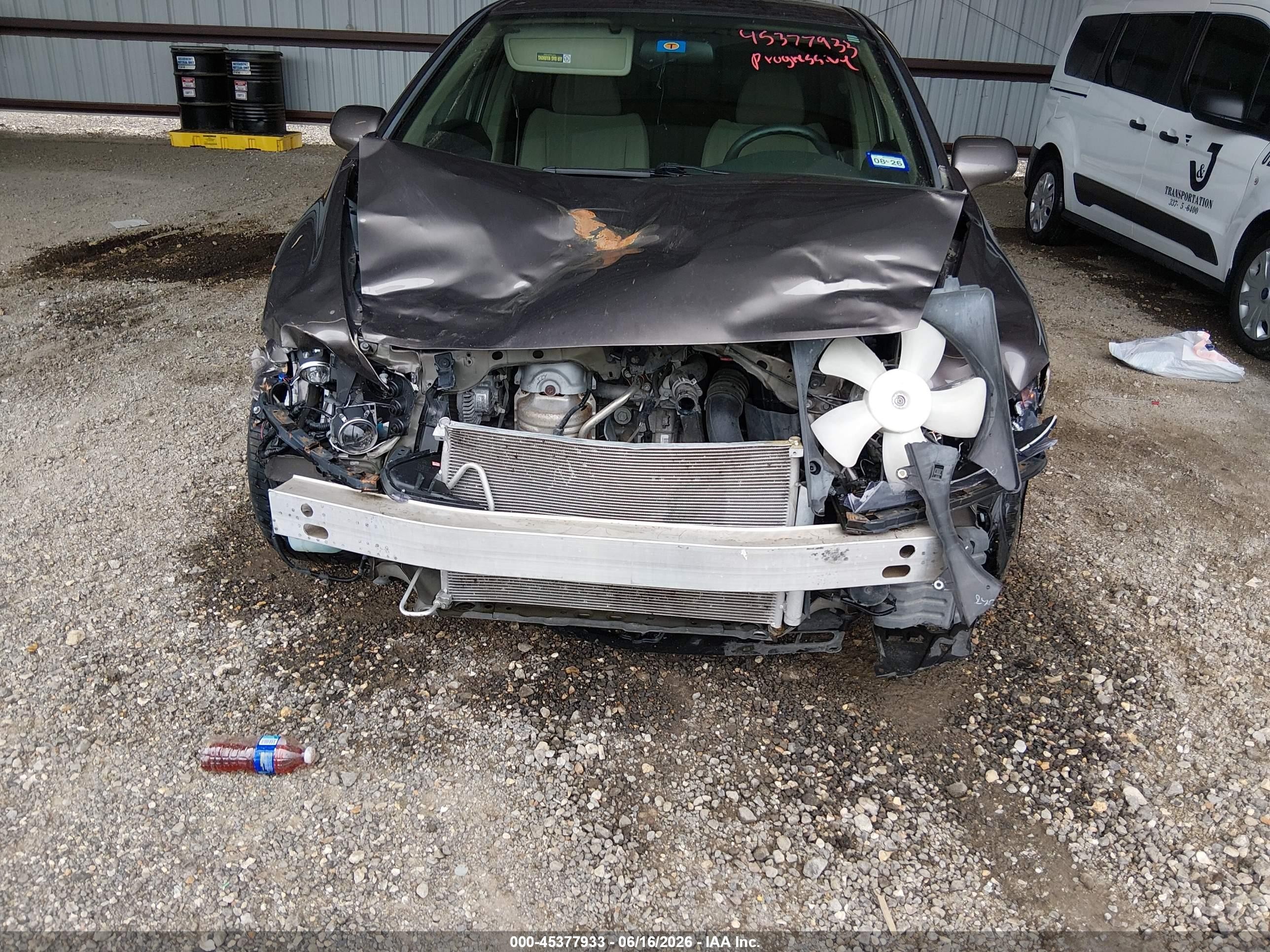 2009 Honda Civic Lx Brown vin: 19XFA16559E046525
