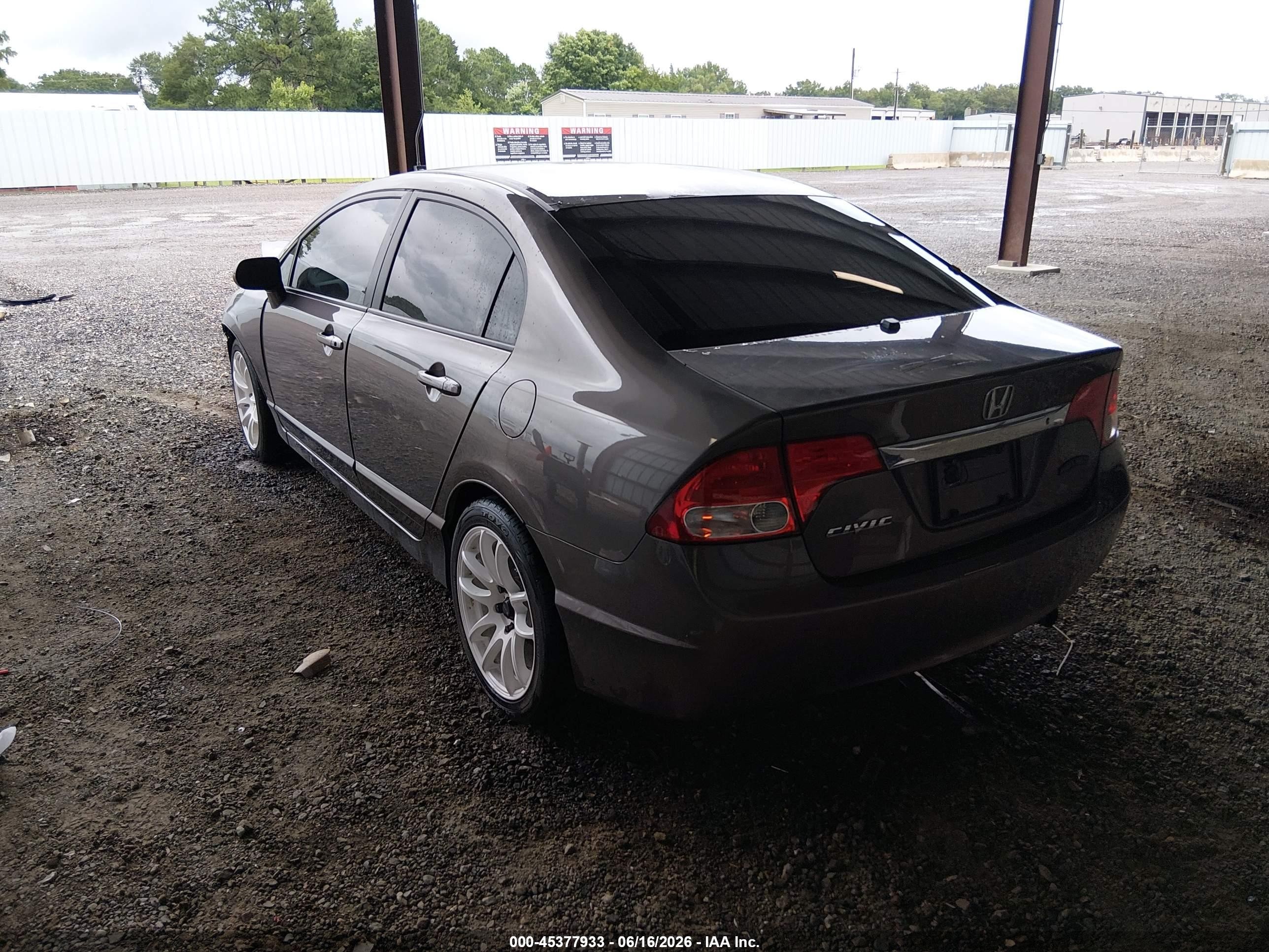 2009 Honda Civic Lx Brown vin: 19XFA16559E046525
