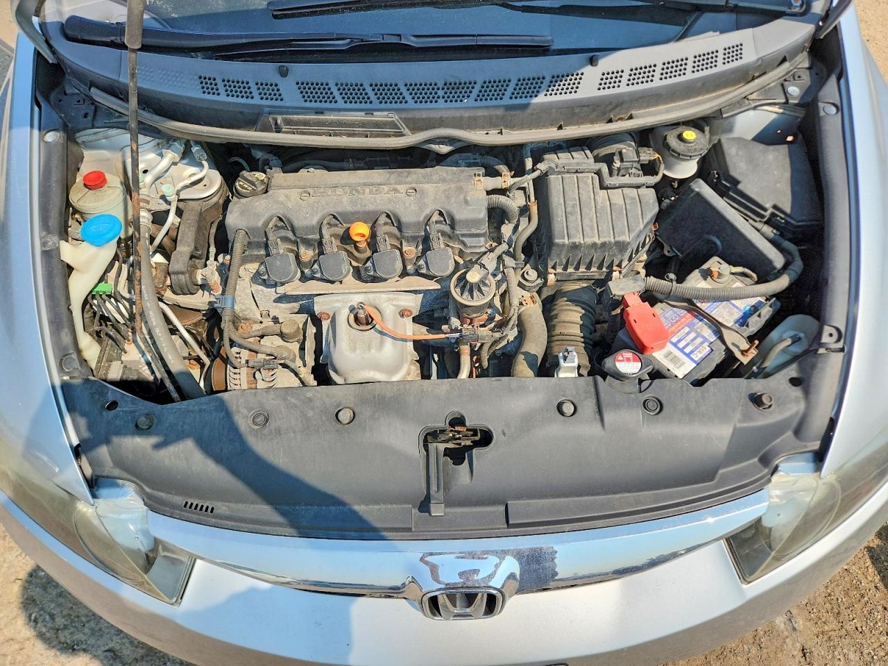 2009 Honda Civic Lx Silver vin: 19XFA16569E044010