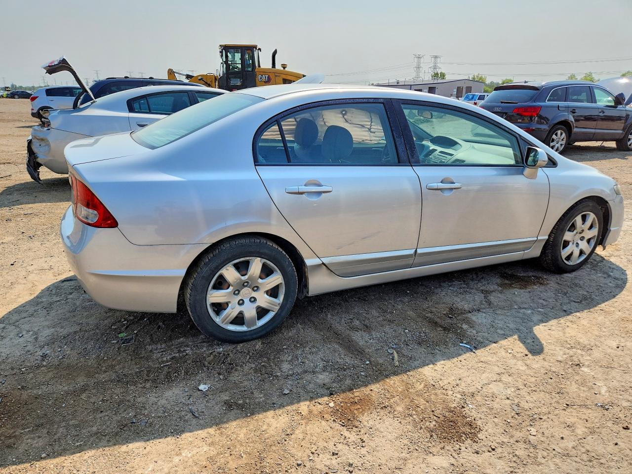 2009 Honda Civic Lx Silver vin: 19XFA16569E044010