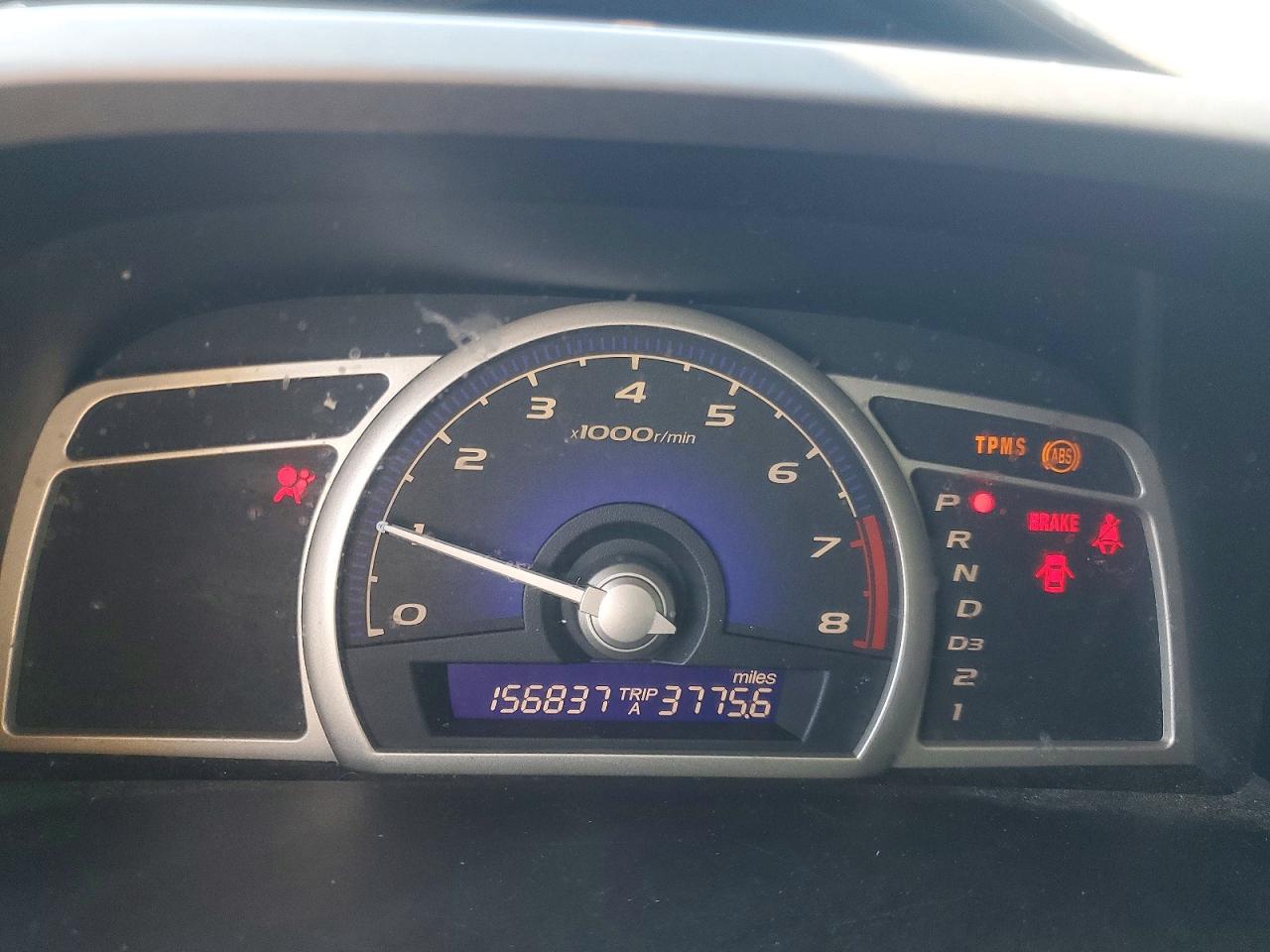 2009 Honda Civic Lx Blue vin: 19XFA16569E047232