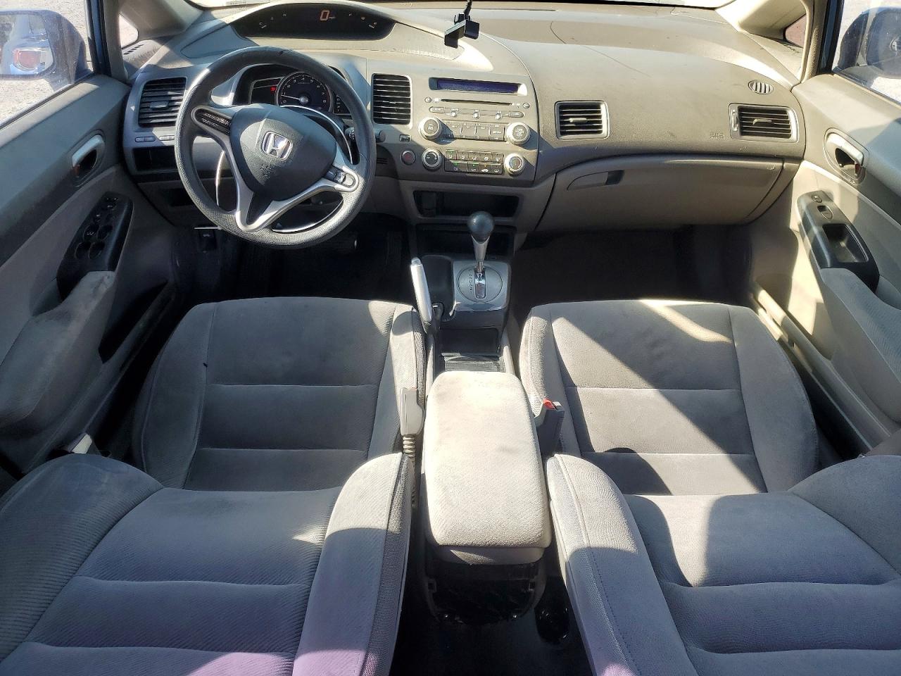 2009 Honda Civic Lx Blue vin: 19XFA16569E047232