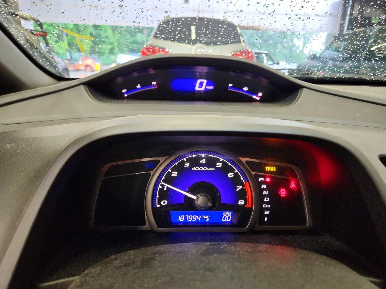 2009 Honda Civic Lx Blue vin: 19XFA16579E004115