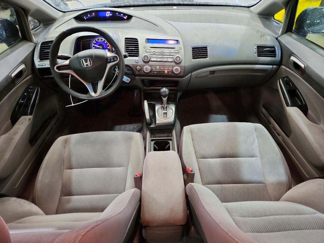 2009 Honda Civic Lx Blue vin: 19XFA16579E004115