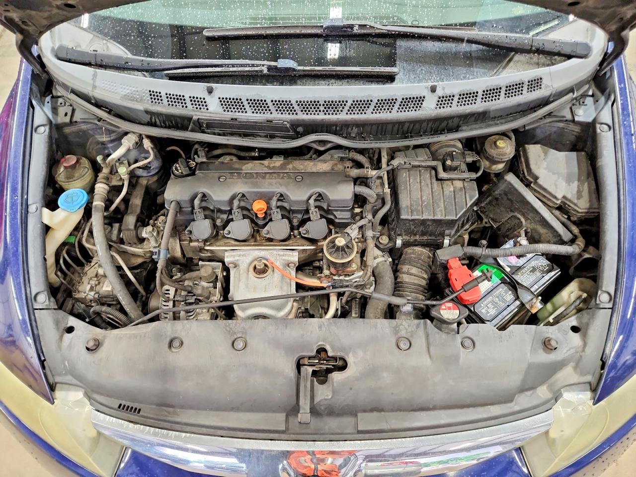 2009 Honda Civic Lx Blue vin: 19XFA16579E004115