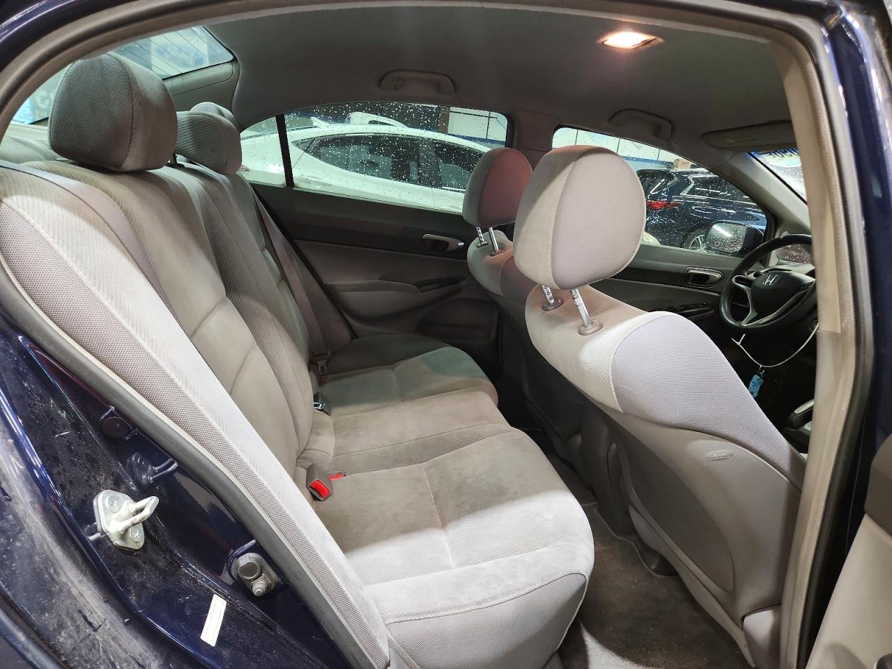 2009 Honda Civic Lx Blue vin: 19XFA16579E004115