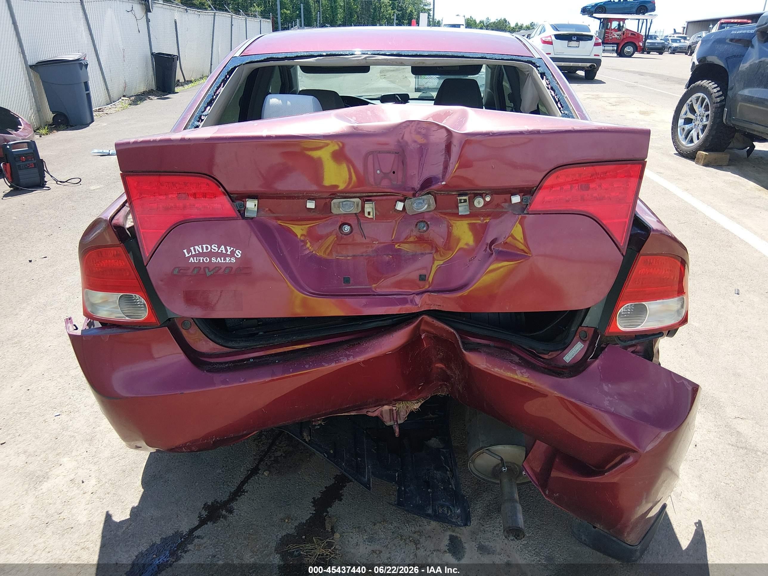 2009 Honda Civic Lx Темно-бордовый vin: 19XFA16579E013722