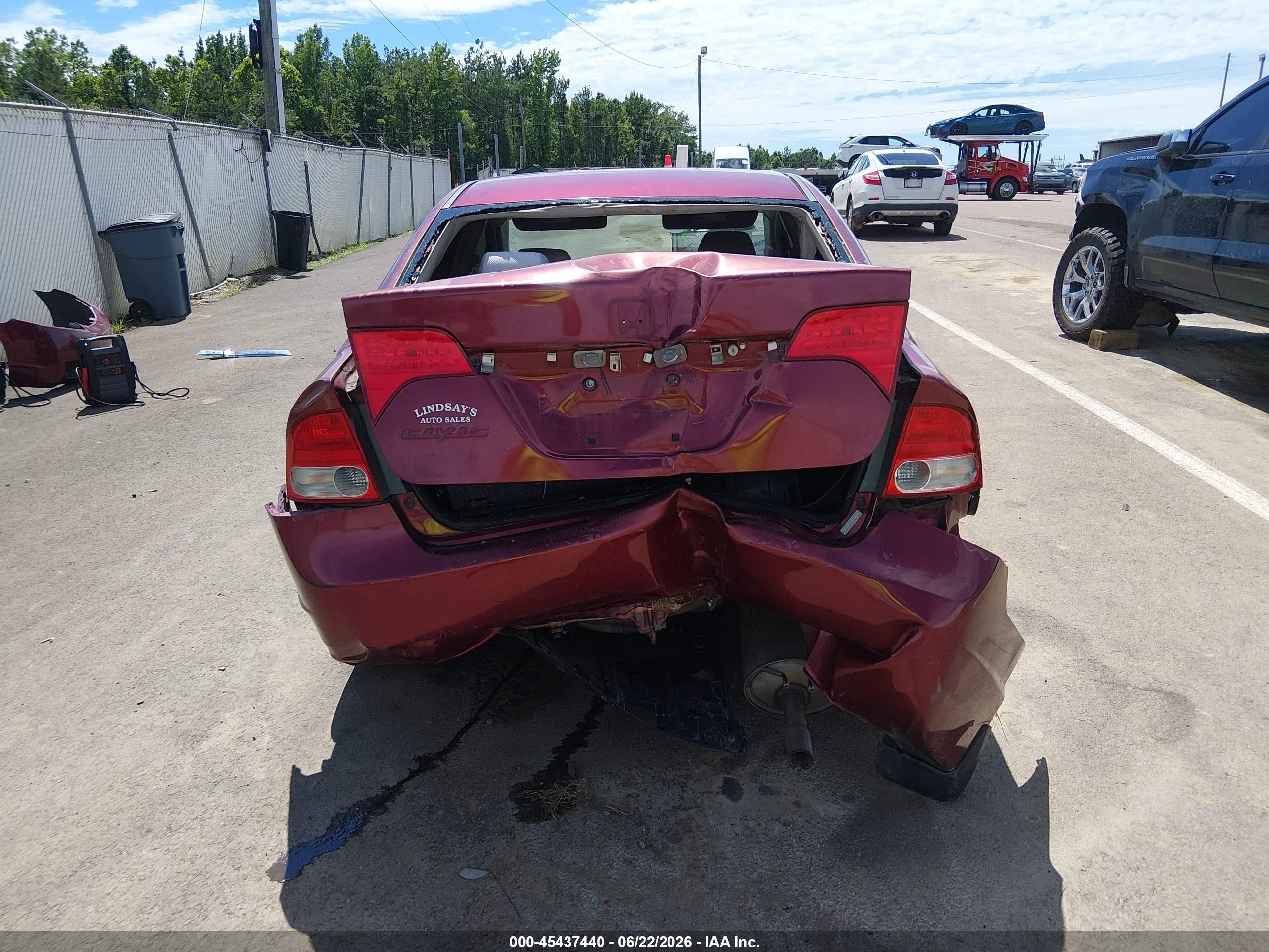2009 Honda Civic Lx Темно-бордовый vin: 19XFA16579E013722
