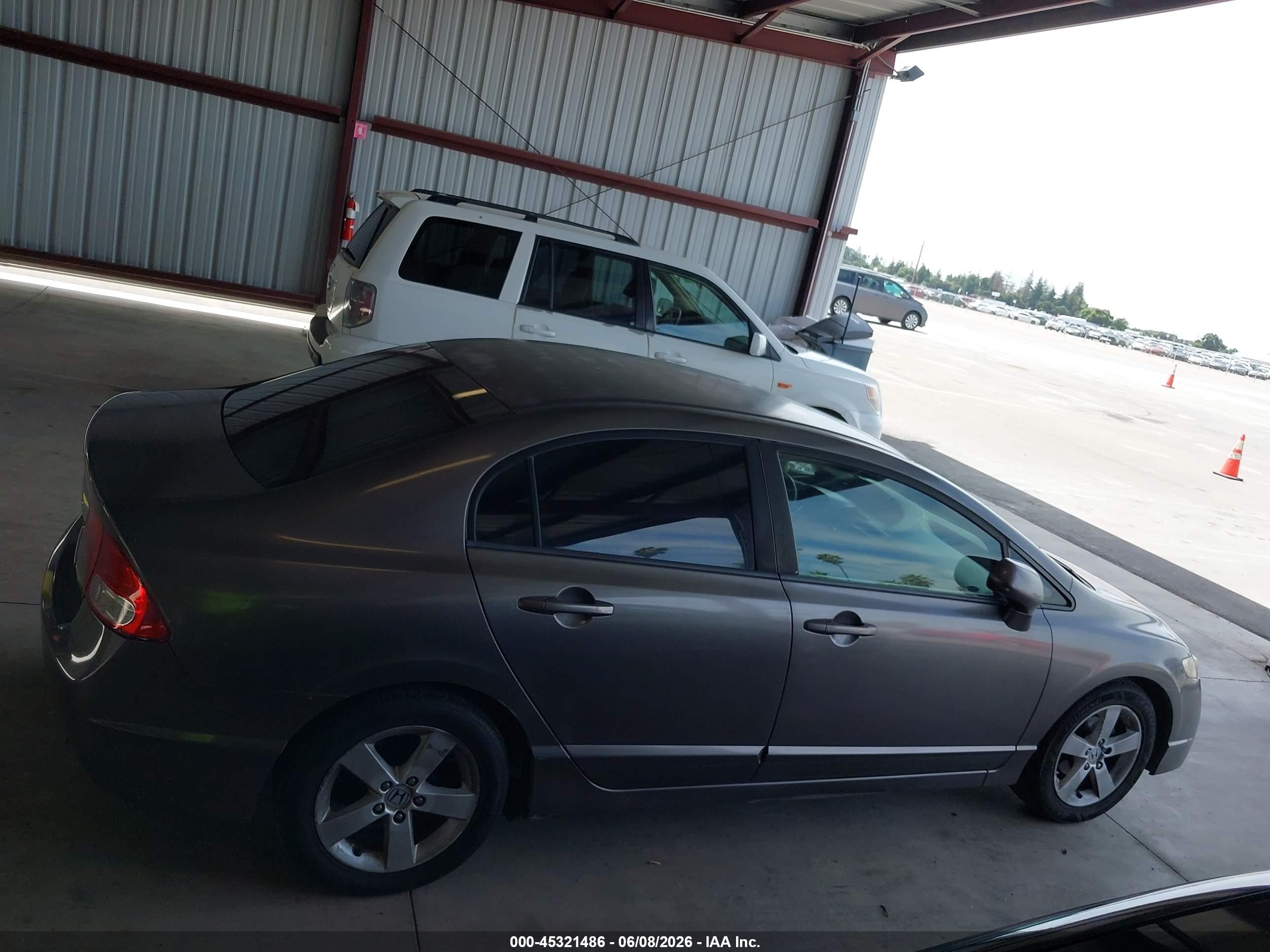 2009 Honda Civic Lx Gray vin: 19XFA16579E022243