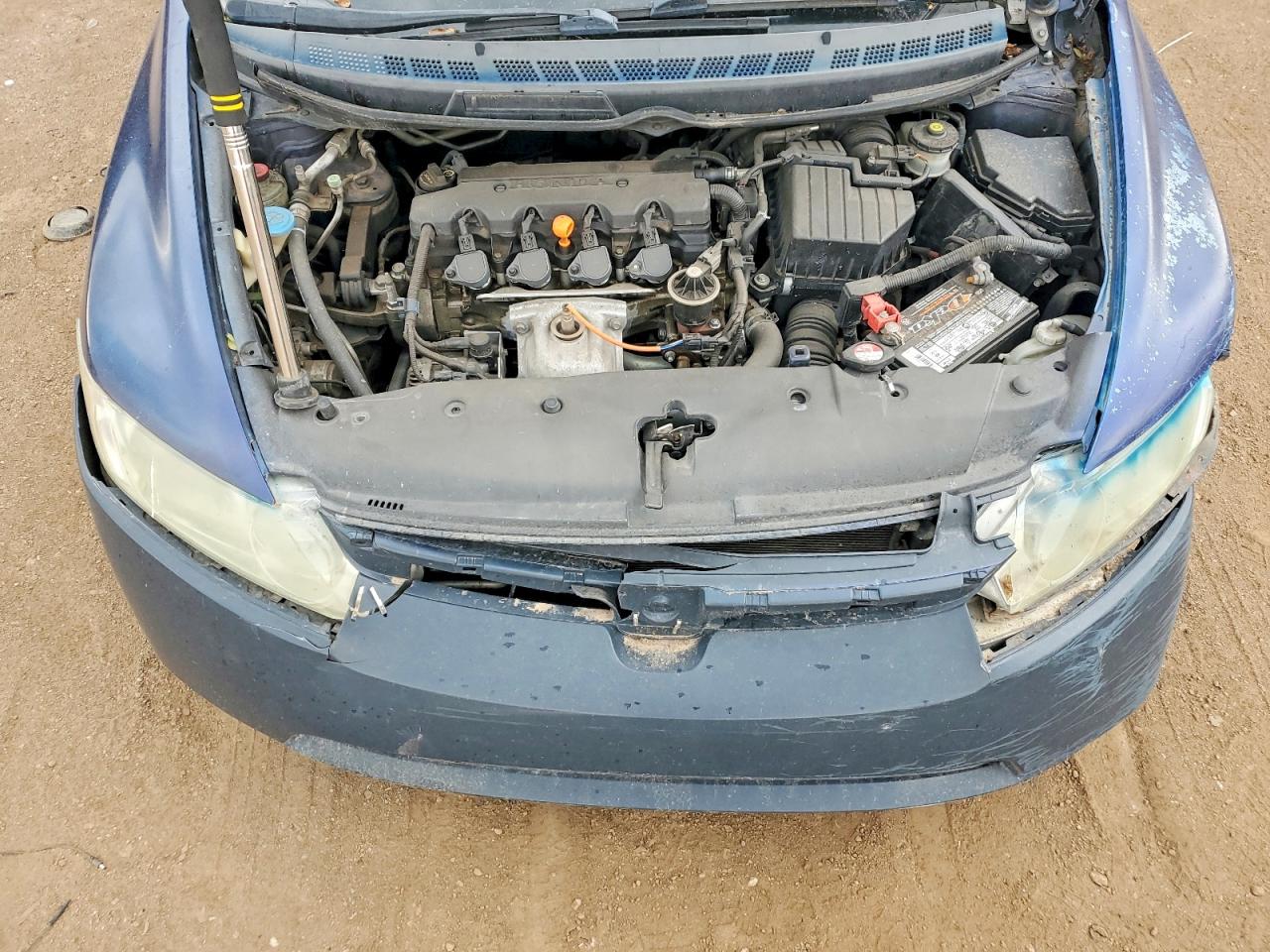 2009 Honda Civic Lx Blue vin: 19XFA16589E002776