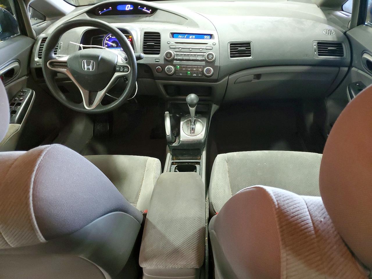 2009 Honda Civic Lx Blue vin: 19XFA16599E004066