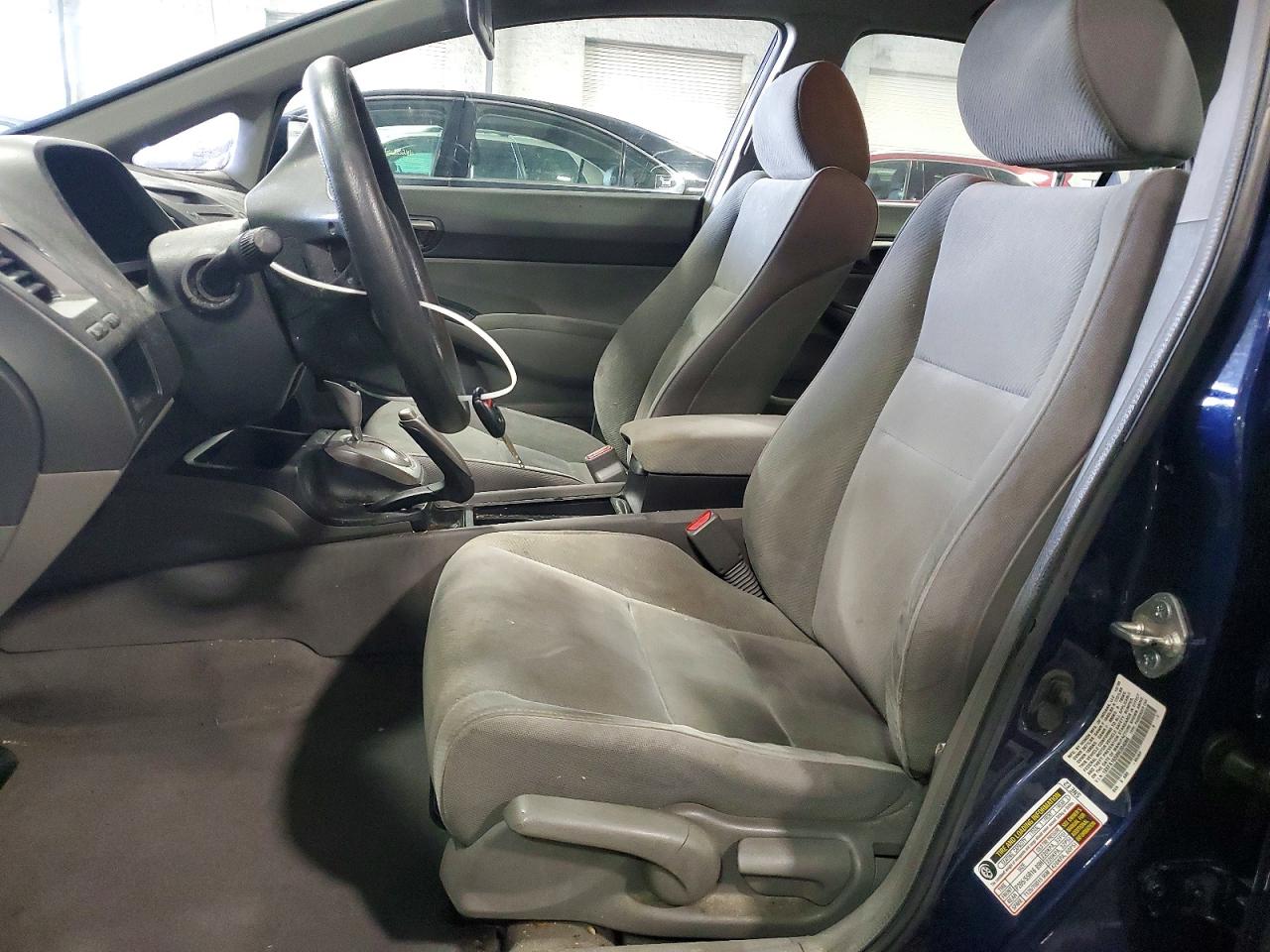 2009 Honda Civic Lx Blue vin: 19XFA16599E004066