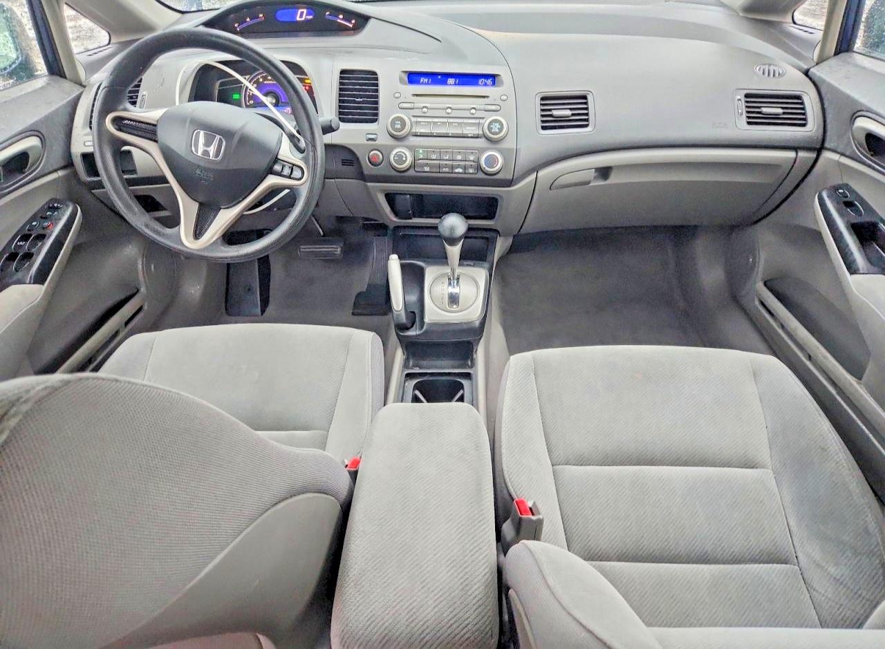 2009 Honda Civic Lx Blue vin: 19XFA16599E004083