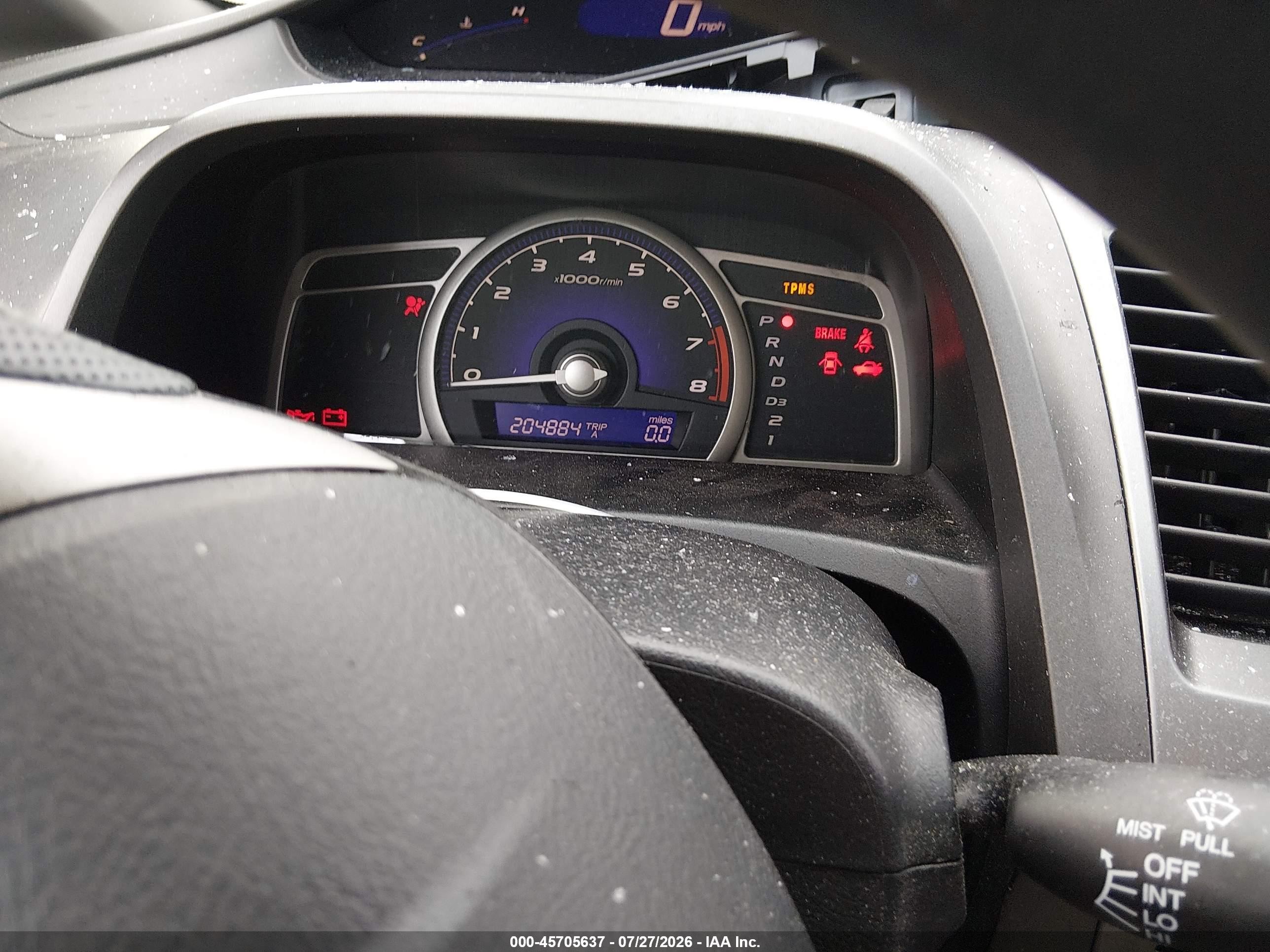 2009 Honda Civic Lx Silver vin: 19XFA16599E018355
