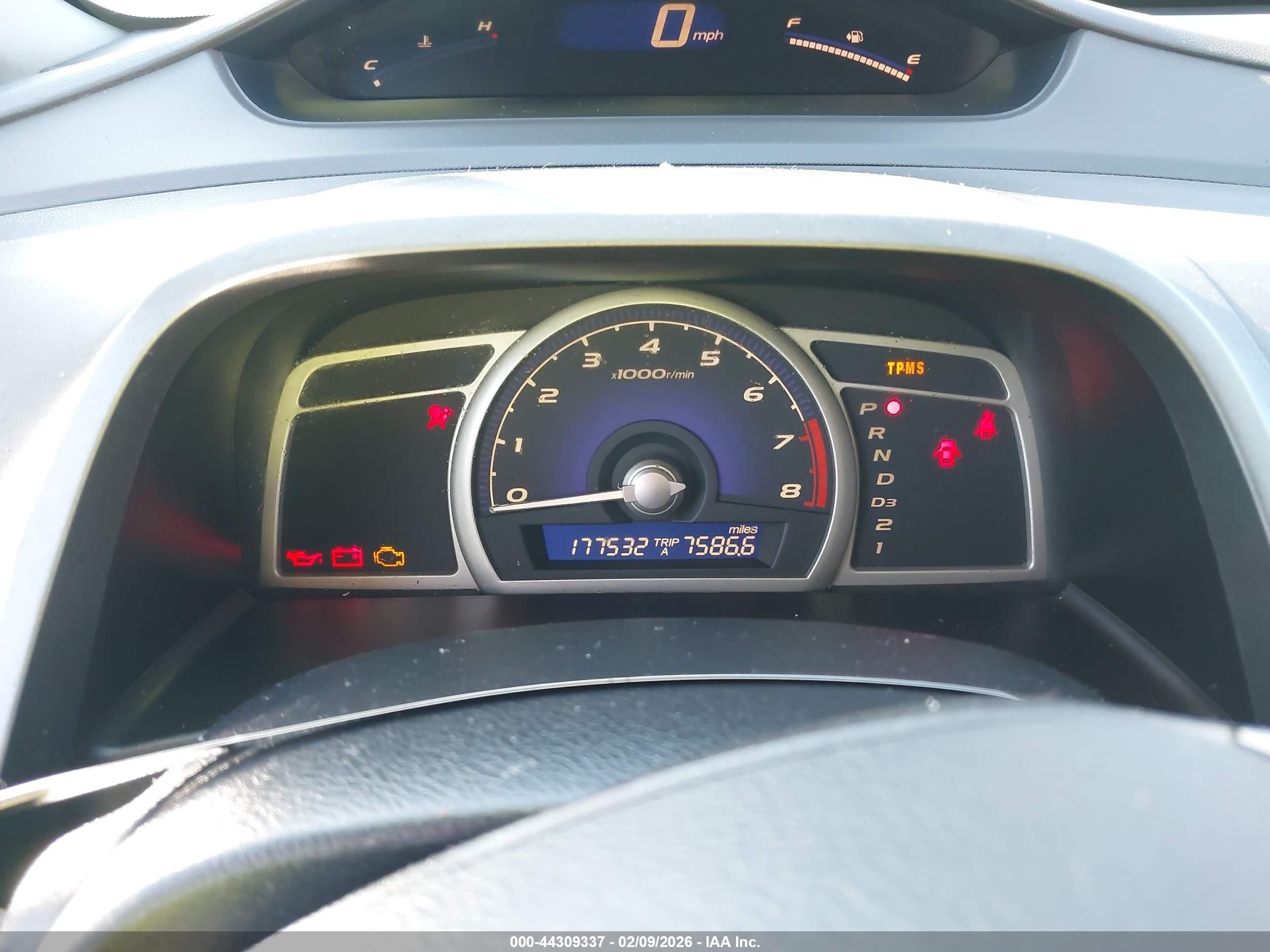 2009 Honda Civic Lx Black vin: 19XFA16599E042512