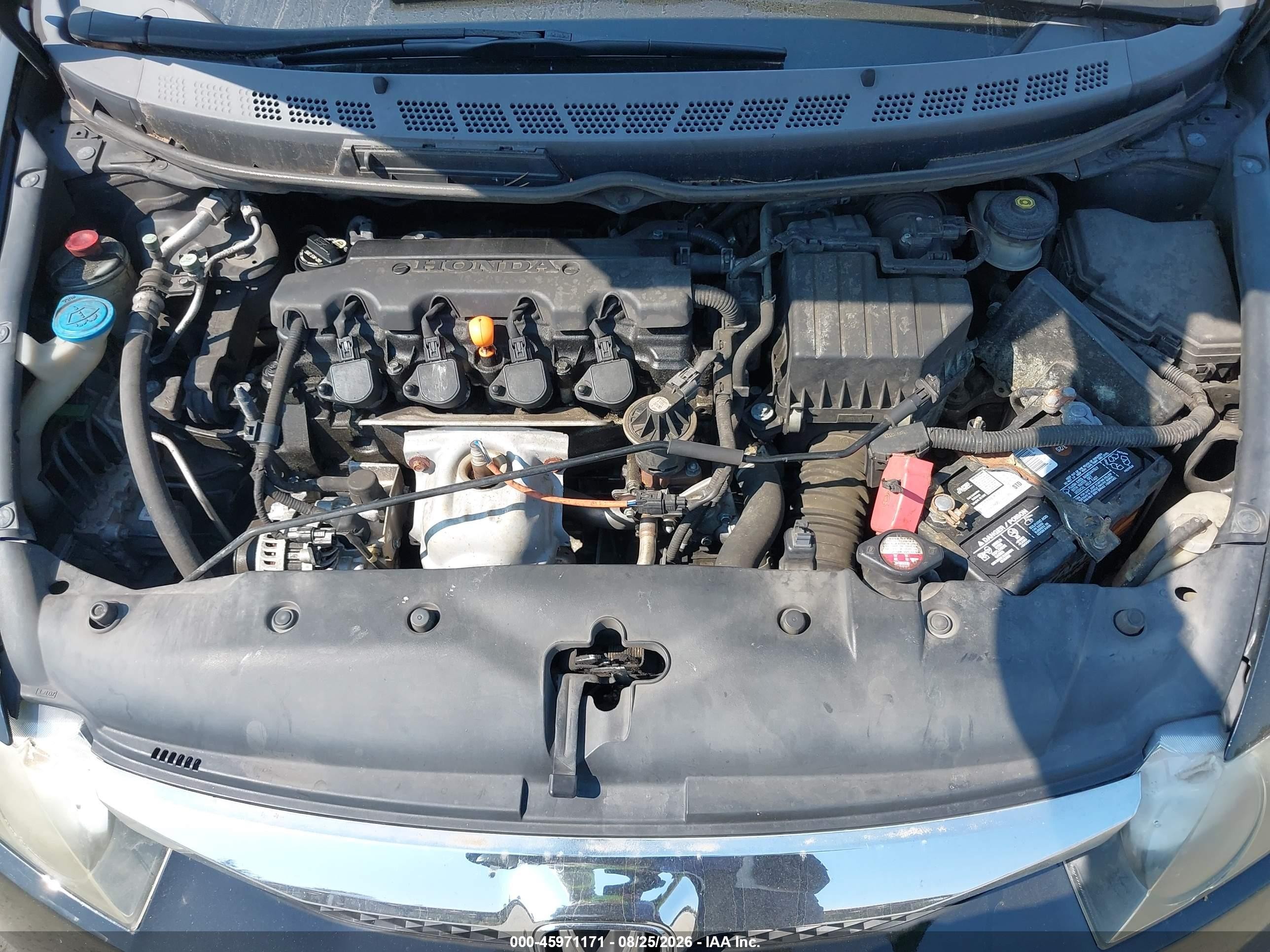 2009 Honda Civic Lx Черный vin: 19XFA16599E045961