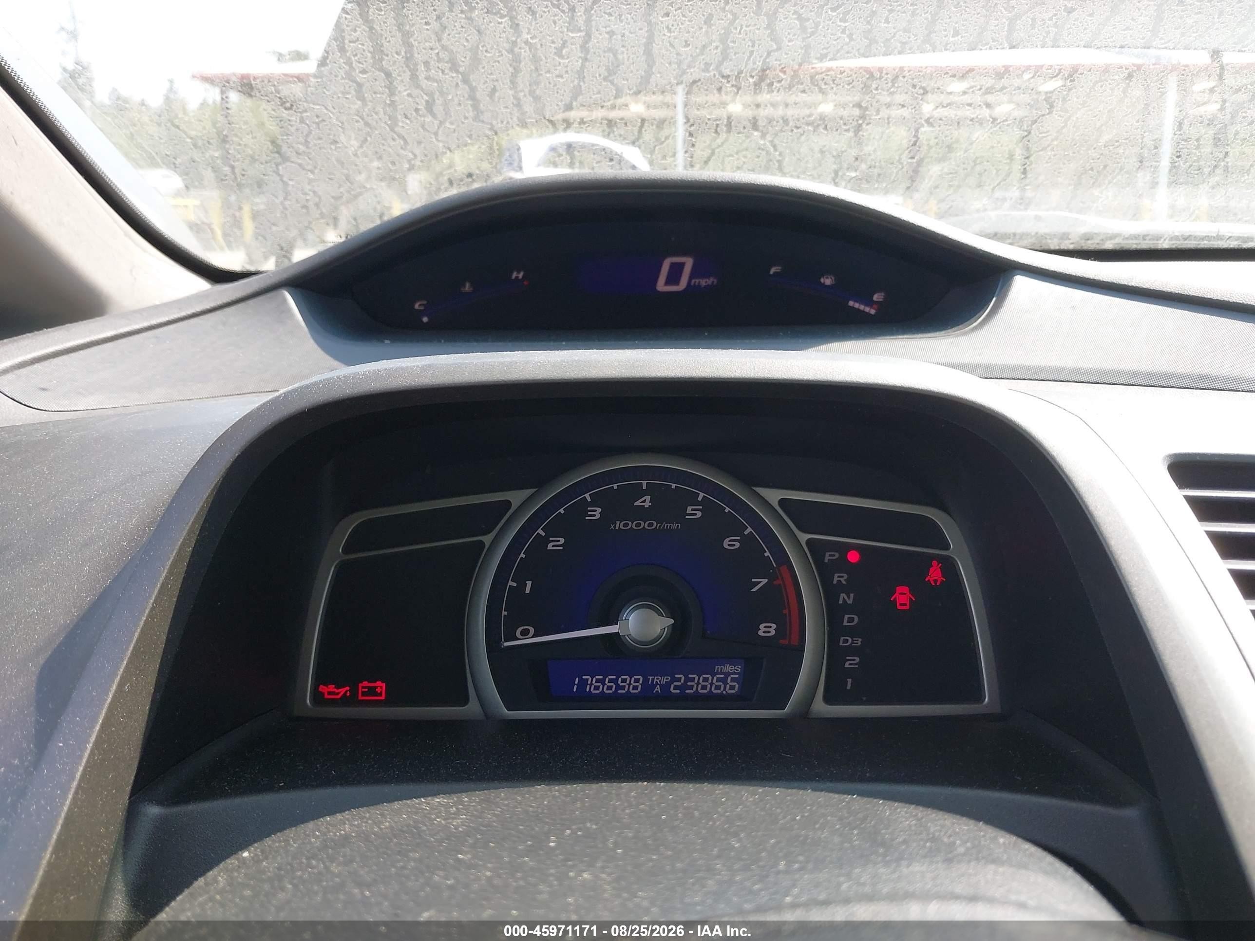 2009 Honda Civic Lx Черный vin: 19XFA16599E045961