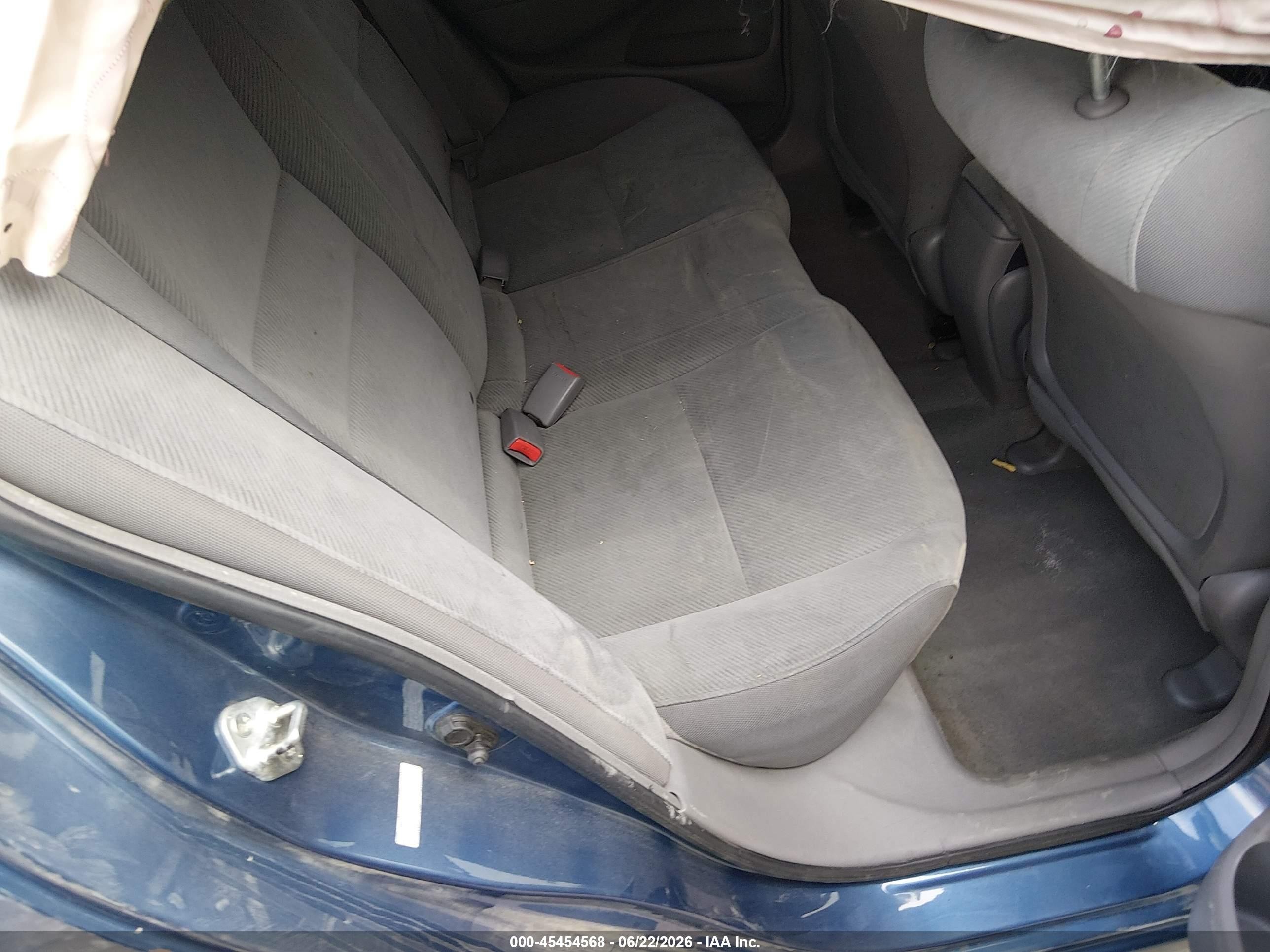 2009 Honda Civic Lx Blue vin: 19XFA16599E046379