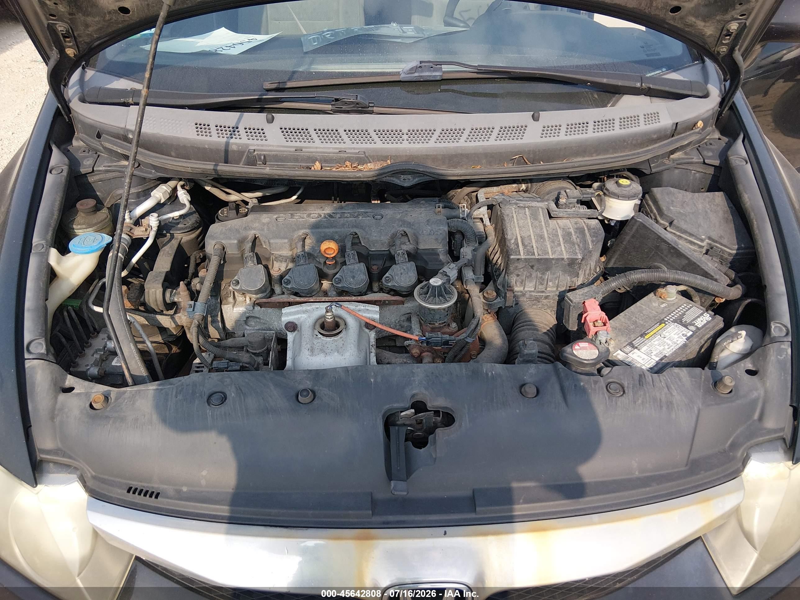 2009 Honda Civic Lx Black vin: 19XFA165X9E046830