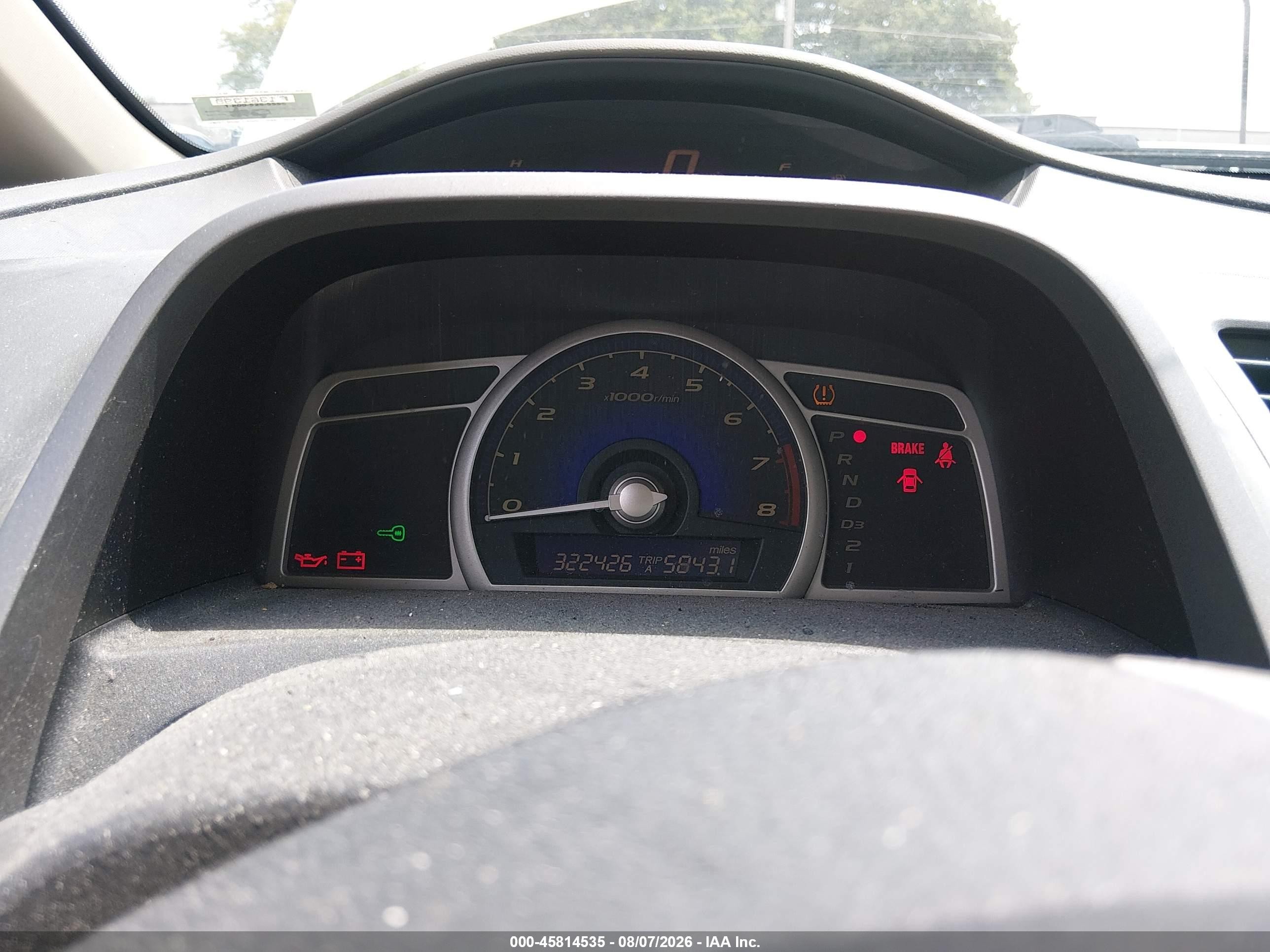 2009 Honda Civic Lx White vin: 19XFA165X9E048061