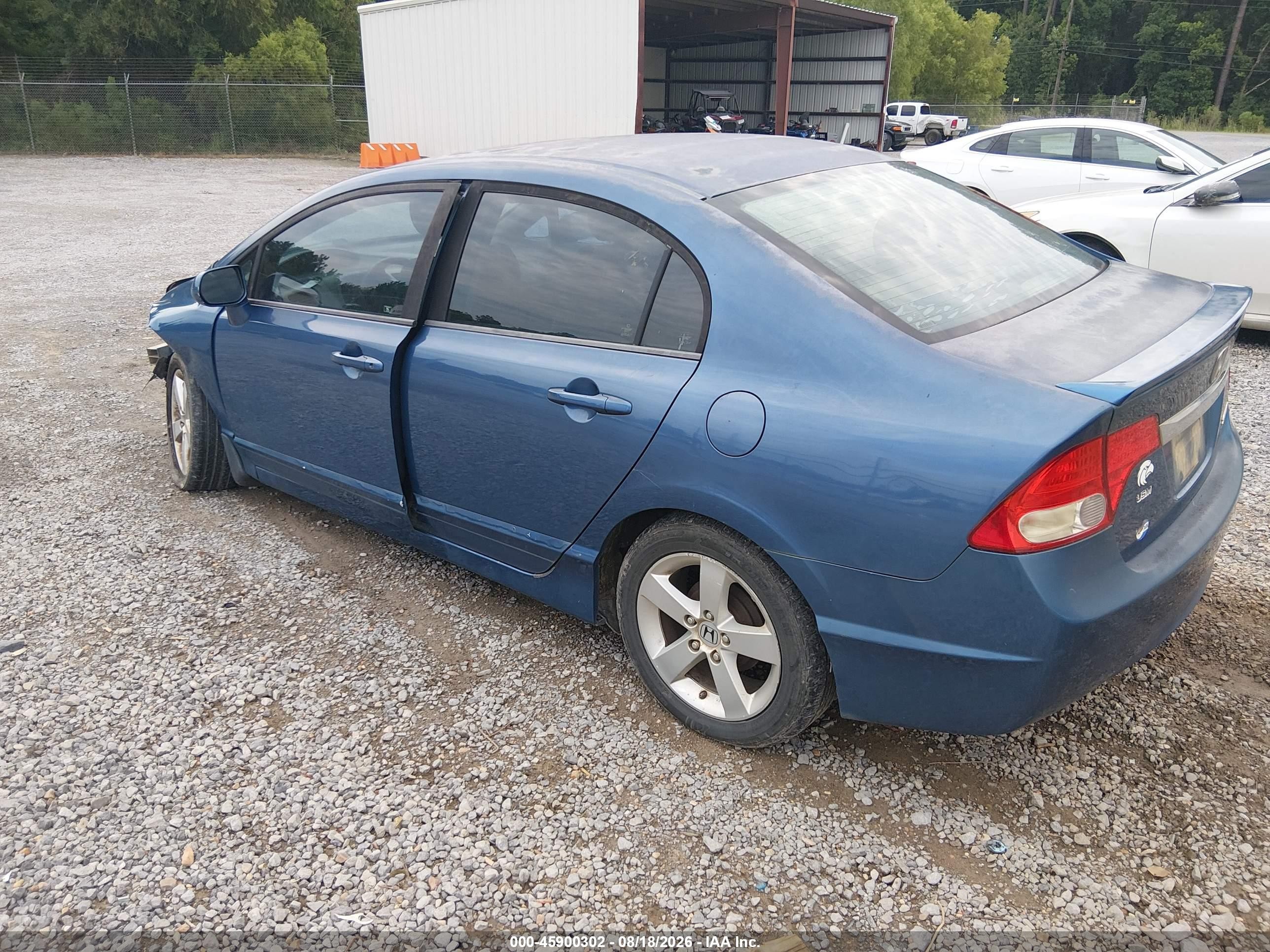 2009 Honda Civic Lx-s Синий vin: 19XFA16619E012848