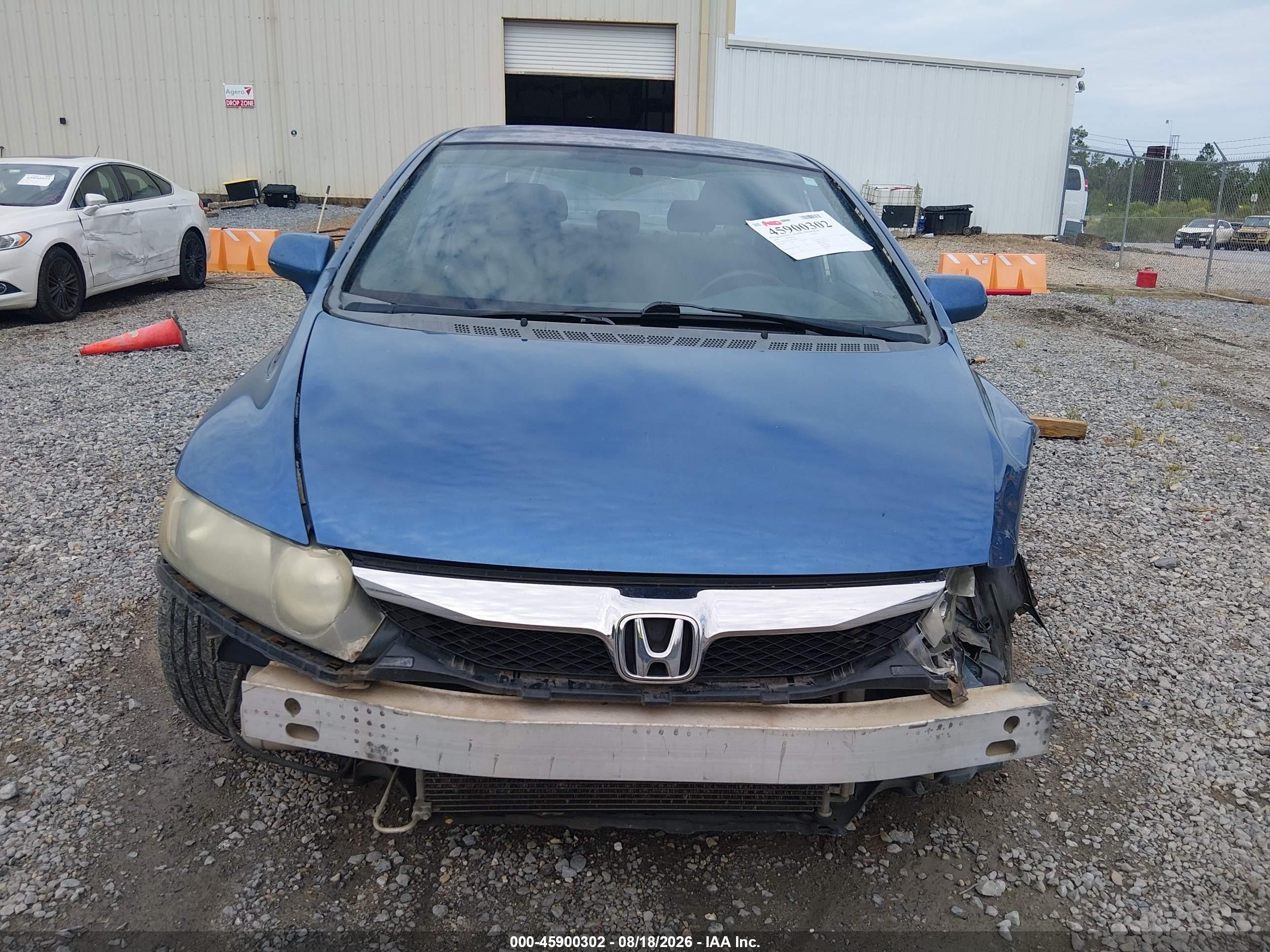 2009 Honda Civic Lx-s Синий vin: 19XFA16619E012848