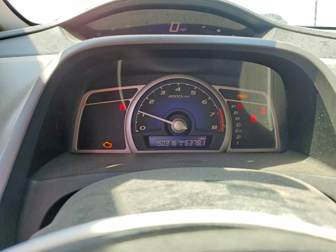 2009 Honda Civic Lx-s Red vin: 19XFA16619E016494