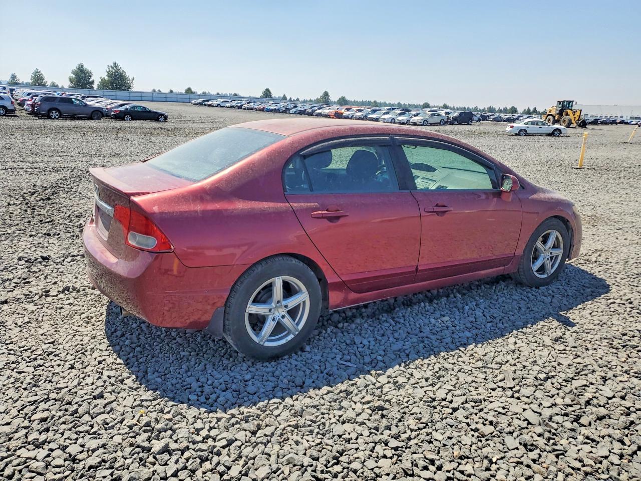 2009 Honda Civic Lx-s Red vin: 19XFA16619E016494