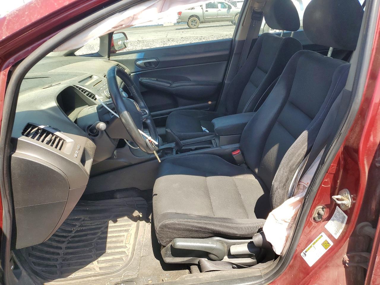 2009 Honda Civic Lx-s Red vin: 19XFA16619E016494